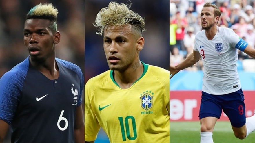 Ten most valuable footballers in World Cup quarter-finals