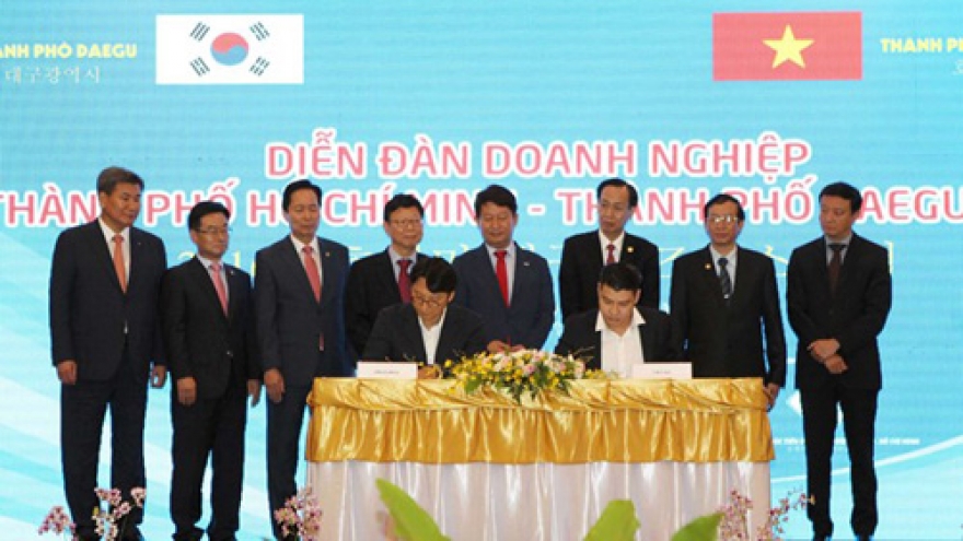 Forum connects companies of HCM, Daegu cities