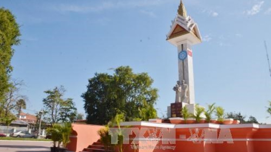 Vietnam-Cambodia friendship monument in Preah Vihear upgraded