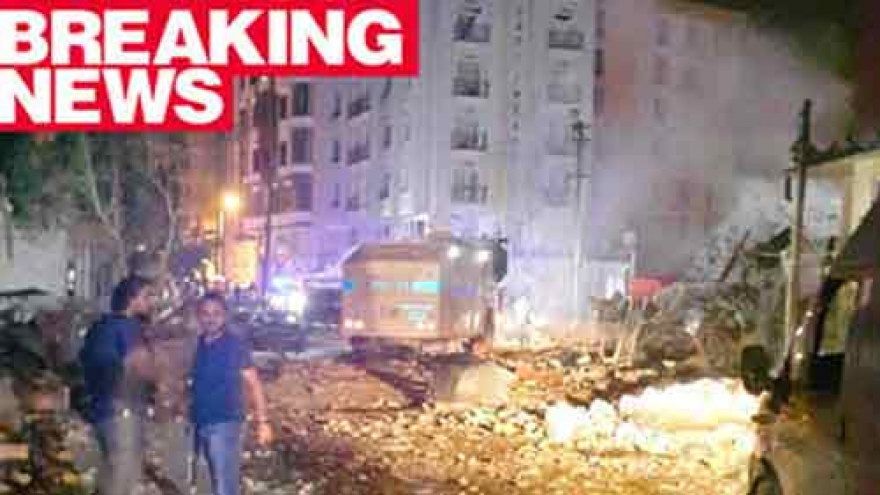 Three killed, 40 wounded in car bomb near Turkish police station