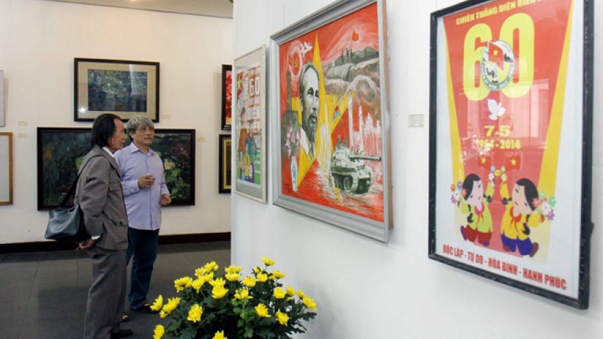 92 artworks on Dien Bien Phu exhibited in Hanoi