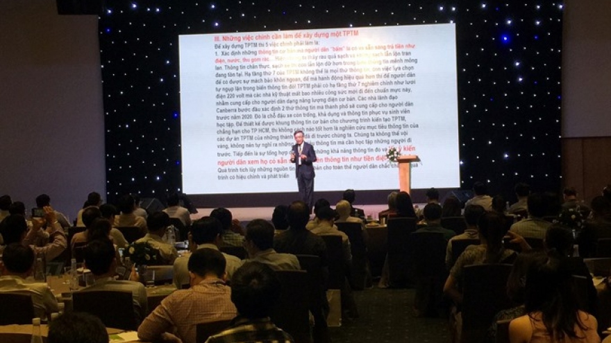 
        Conference discusses difficulties, solutions in making HCM City a smart city
                              
