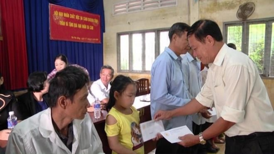 Tien Giang raises over 430,000 USD for AO/dioxin victims in 7 months