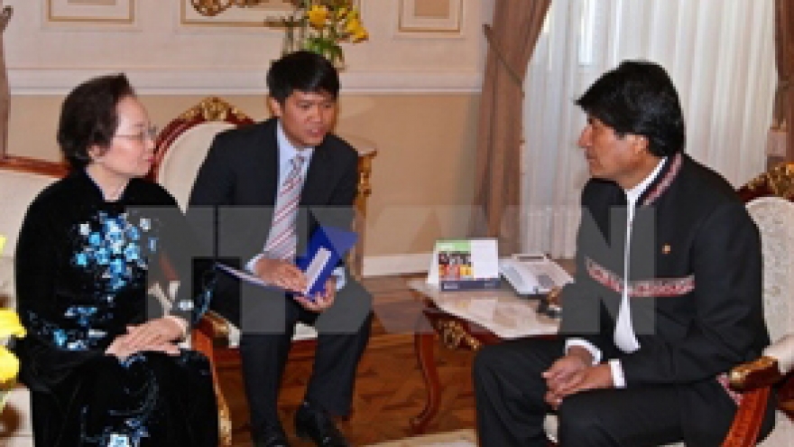 Vietnamese Vice President visits Laos’s Vientiane province