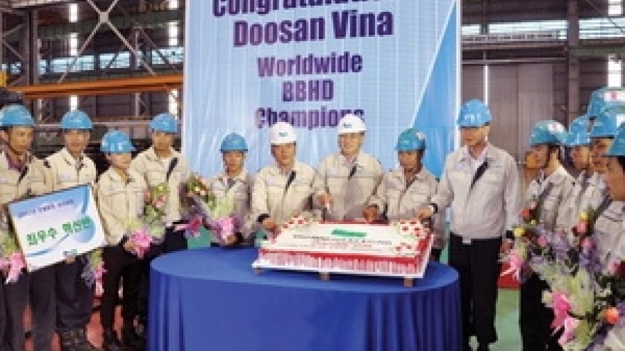 
        Doosan Vina exports first shipment to US
                              