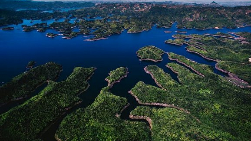 Aerial photos of Vietnam taken from a drone