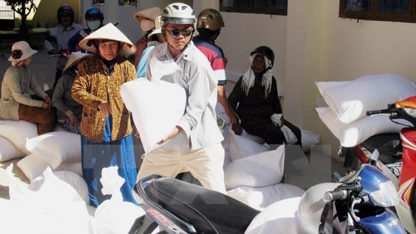 More rice distributed to drought victims in Ninh Thuan province