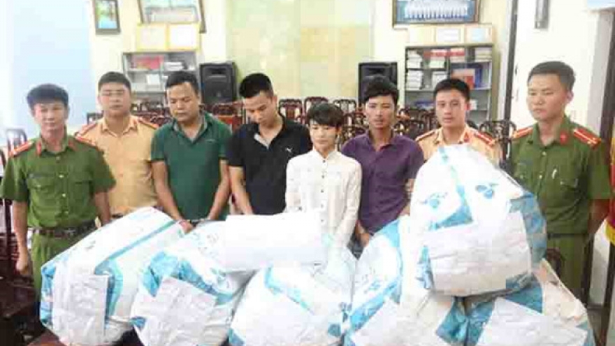 Police nab 4, seize 3 kilos of meth hidden in SUV