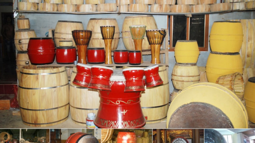 Doi Tam village and the art of drum making