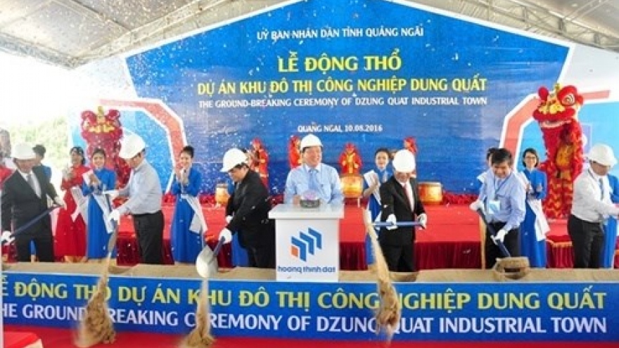 
        Work begins on Dung Quat project in Quang Ngai
                              