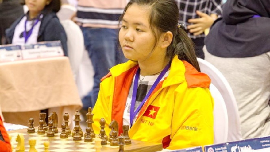 Thuy Duong wins gold medals at Asian Youth Chess Champs