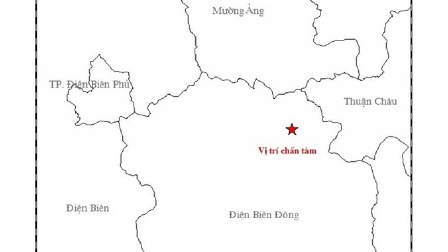 4.1 magnitude earthquake hits Dien Bien province