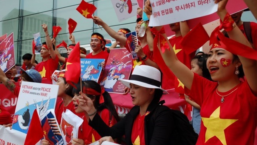 Overseas Vietnamese in RoK protests China’s illegal acts in East Sea