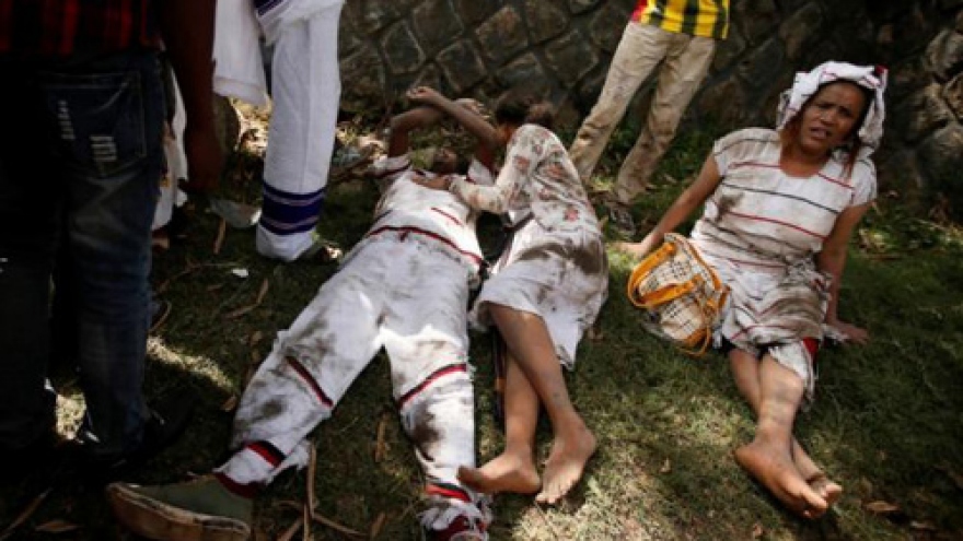 Dozens killed in stampede in Ethiopia