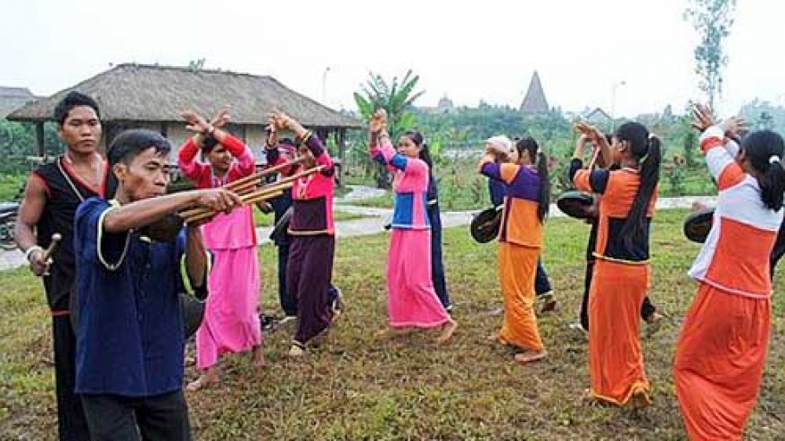 Typical musical instrument of the Raglai