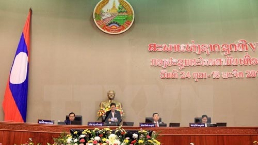 Eighth Lao National Assembly opens second session