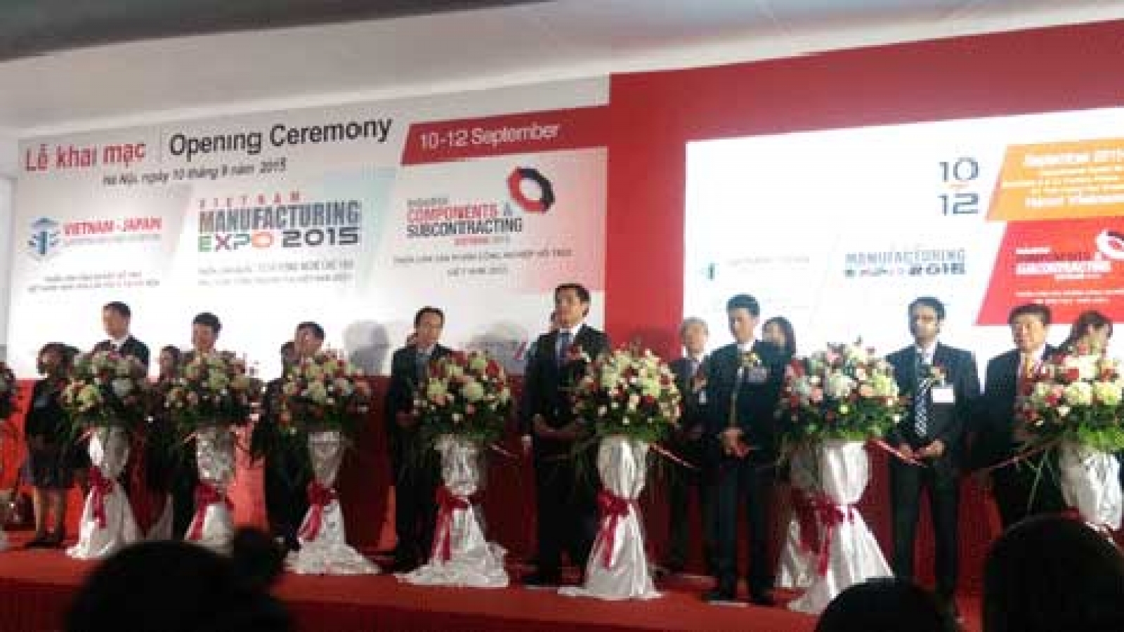 Support industry expo kicks off in Hanoi