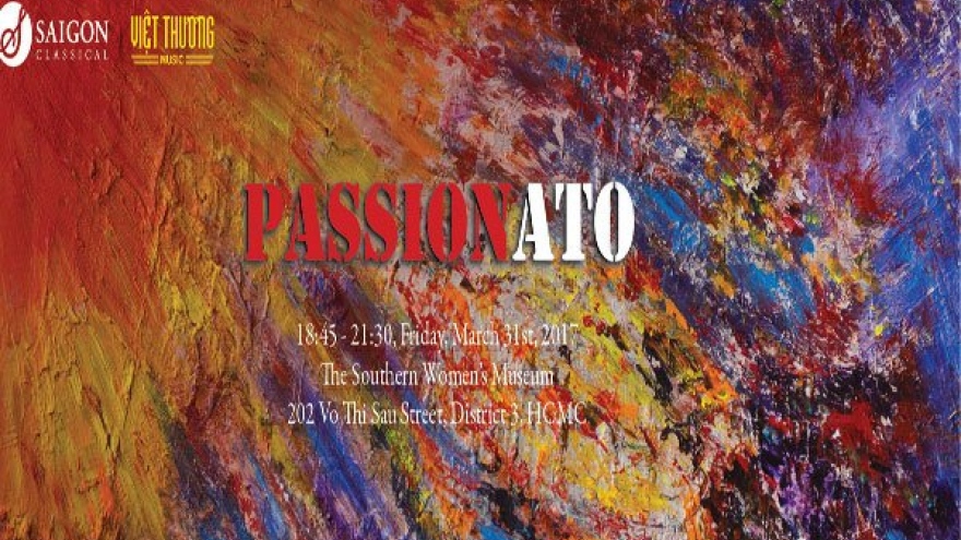 Saigon Classical to stage Passionato concert