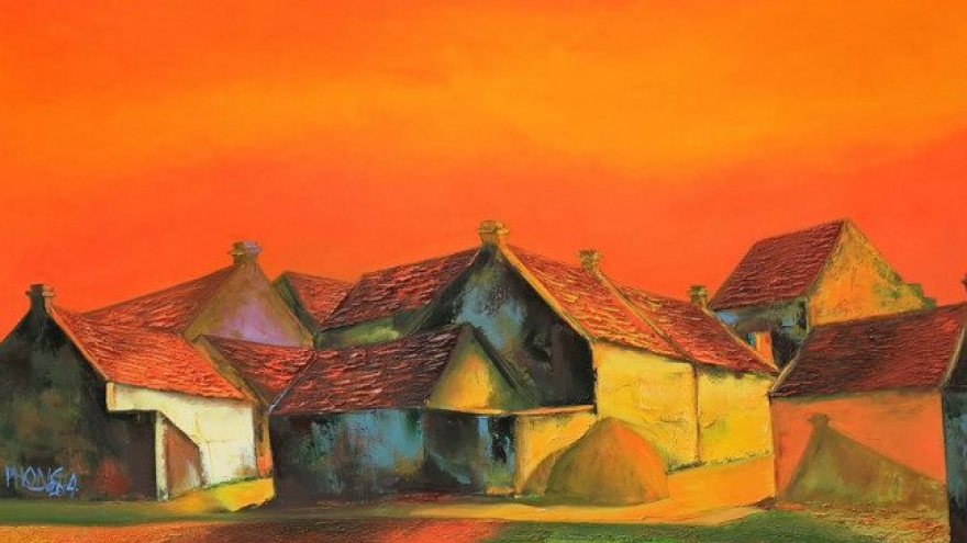 Korean center exhibits Vietnamese painter’s works