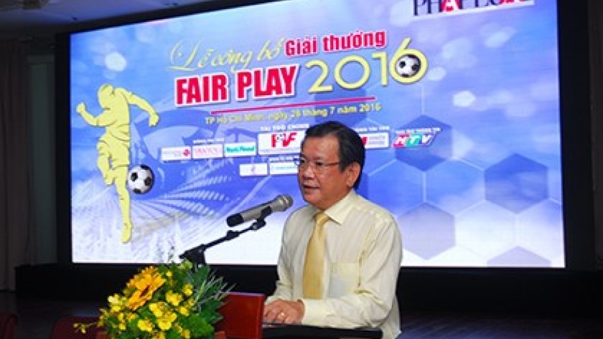 2016 football Fair Play Awards announced