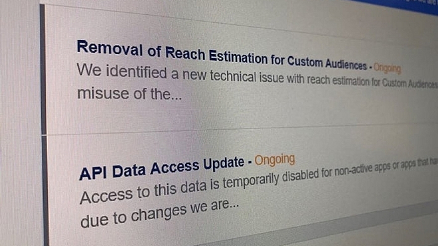 Vietnamese online stores to go bankcrupt by Facebook blocking API