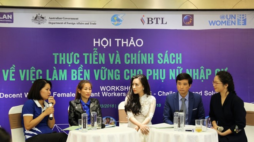 Experts discuss generating decent work for female migrant workers