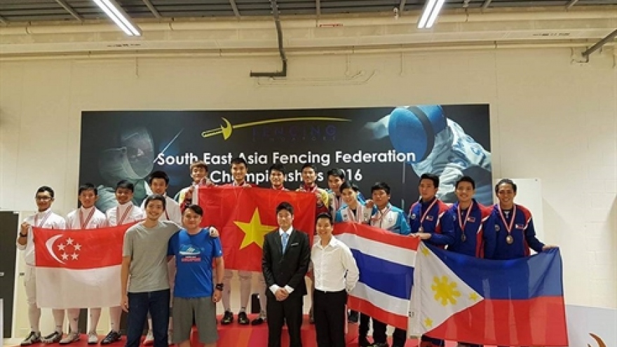 Vietnam triumph at regional fencing champs 