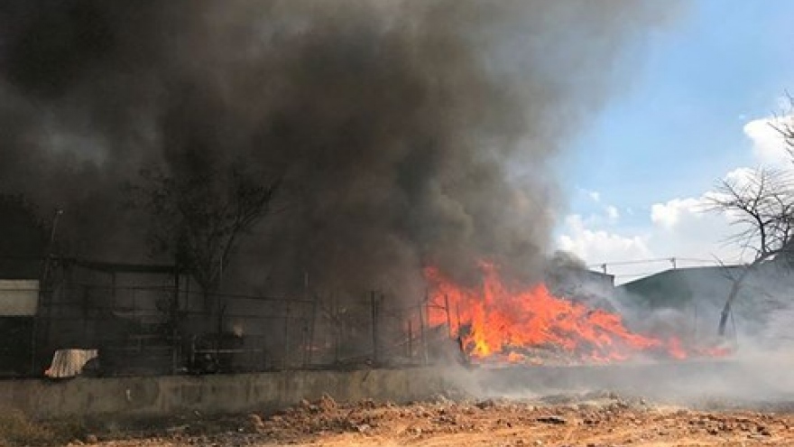 Massive blaze rips through Binh Duong kindergarten 