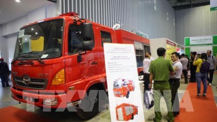Advanced fire fighting, security technologies on display in HCM City