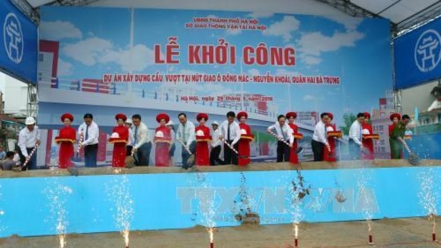 Hanoi builds another inner-city flyover