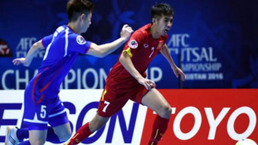 AFC Futsal: Vietnam 5-4 over Chinese Taipei