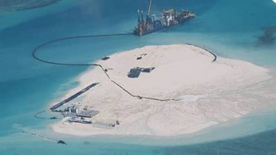 Turning reef into island: China is violating international law