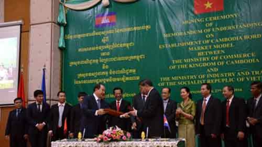 Vietnam, Cambodia to build model border market