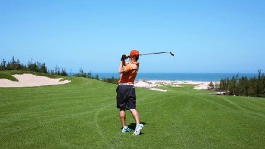 Vietnam junior golf tournament tees off