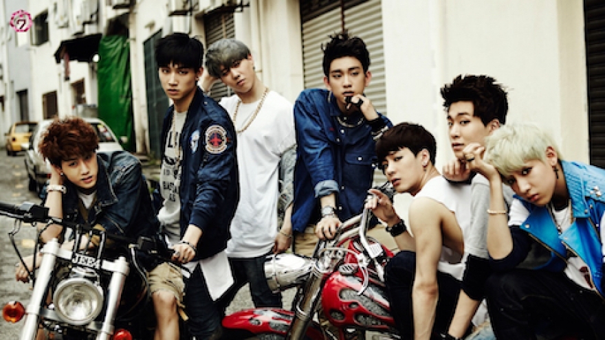 K-Pop Group Got7 live in Phu Tho on Jan. 7