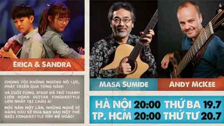 Int’l Finger-Style Guitar Festival 2016 to take place in Vietnam 