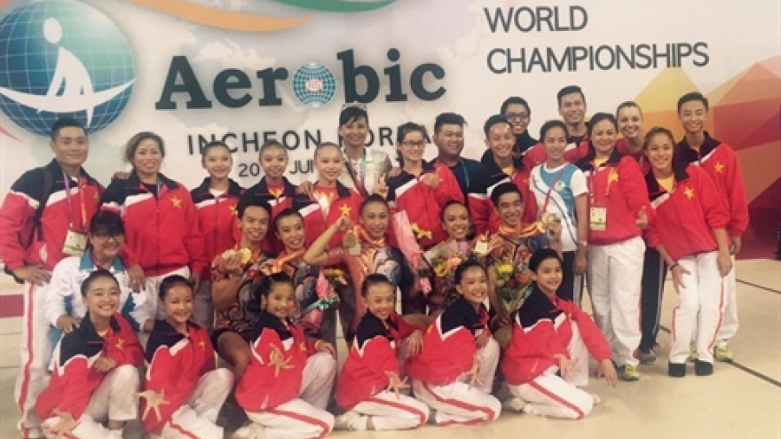 Vietnam wins four world Aerobic medals