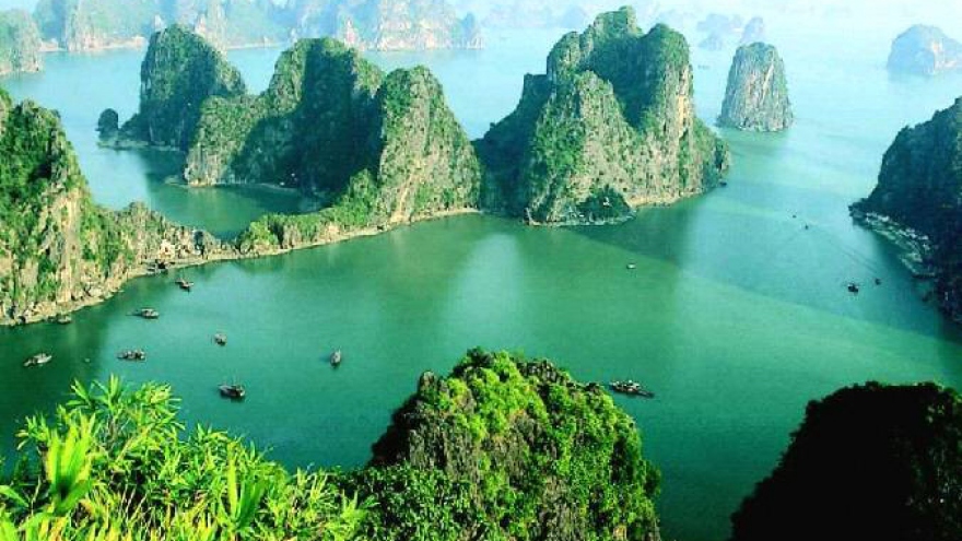 Ha Long Bay, one of the "world's most dramatic coasts"