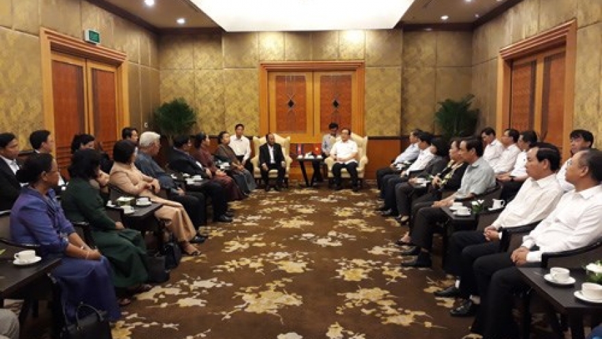 Cambodian top legislator welcomed in Hanoi