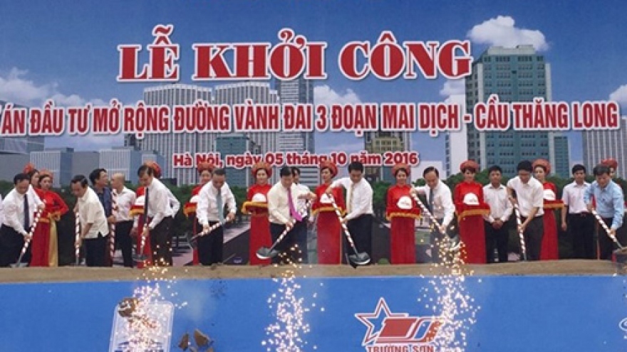 Work starts on Hanoi's Ring Road 3 extension