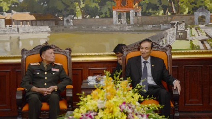 Lao veterans welcomed in Hanoi