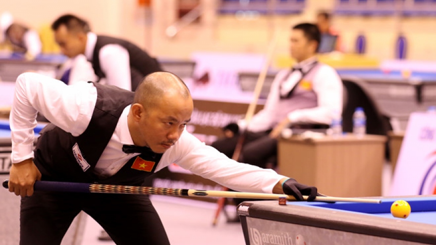 Trung Hau shines at three-Cushion Carom Billiards World Cup 