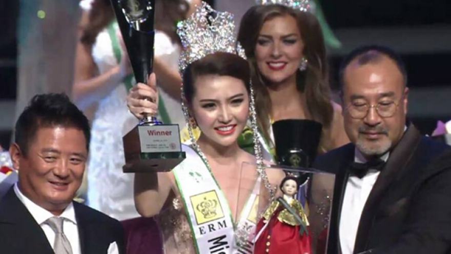 Ngoc Duyen crowned Miss Global Beauty Queen 2016