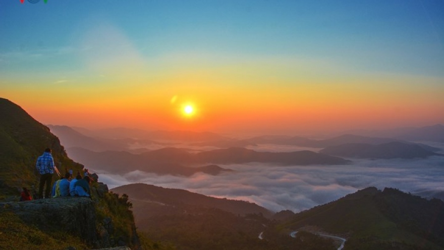 Peaceful autumn of the Dong Cao highlands