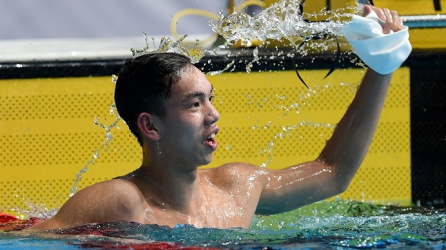 Hoang ready to take swimming gold at Youth Olympic Games