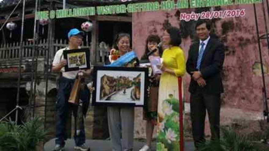 Ancient town welcomes eight-millionth visitor