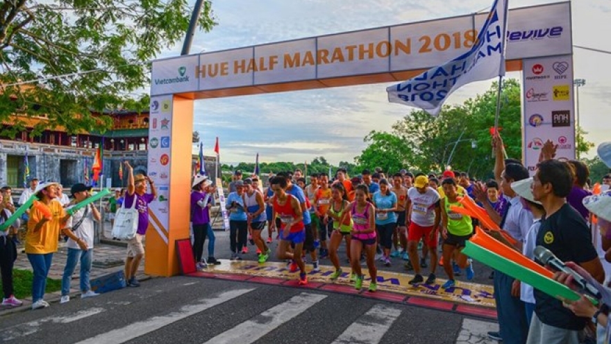 Over 1,500 runners join Hue Half Marathon 2018