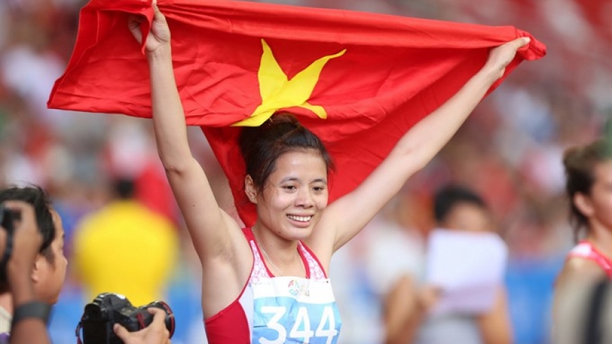 Huyen wins gold at Asian athletic event