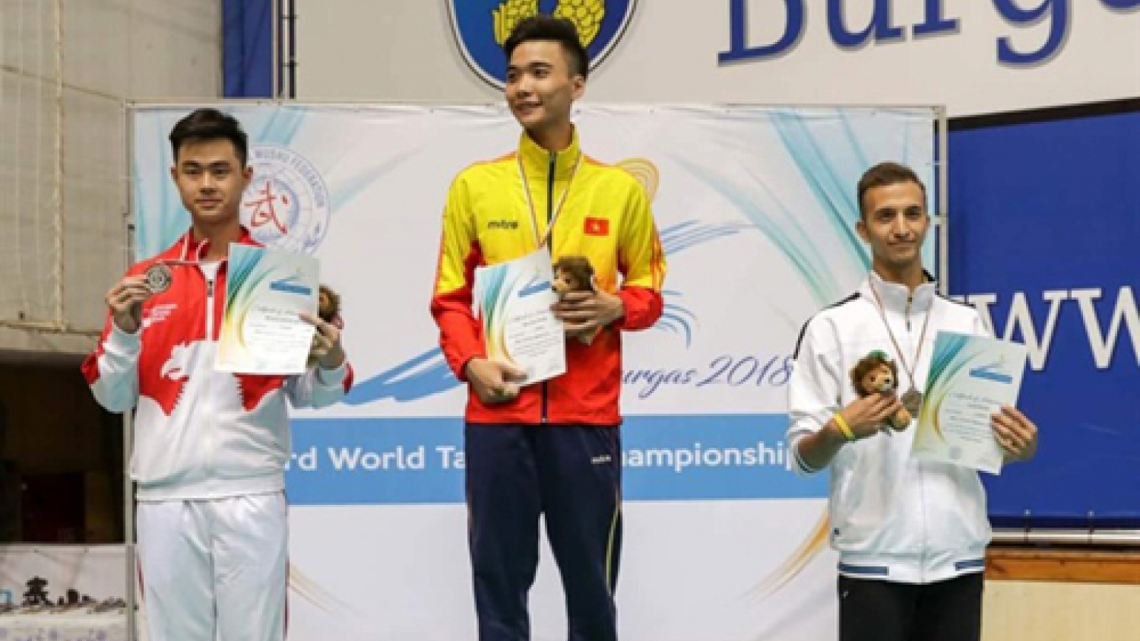 Kien wins gold at world wushu taijiquan champs