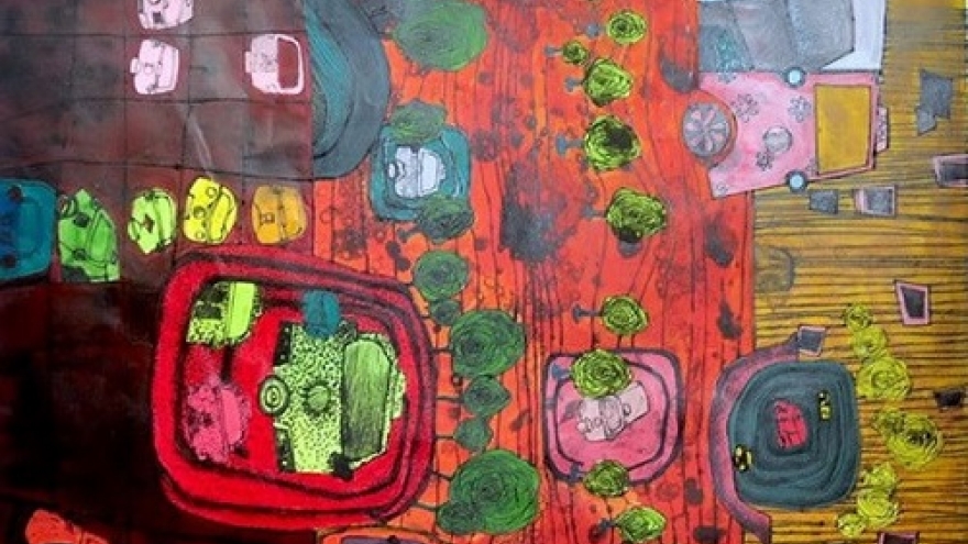 Exhibition features Czech graphic paintings